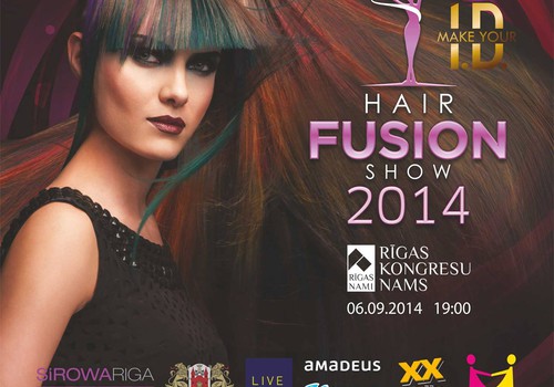 Hair Fusion Show 2014- Labdarības frizieru šovs