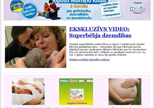 Jaunākie raksti par grūtniecību un dzemdībām E-žurnālā