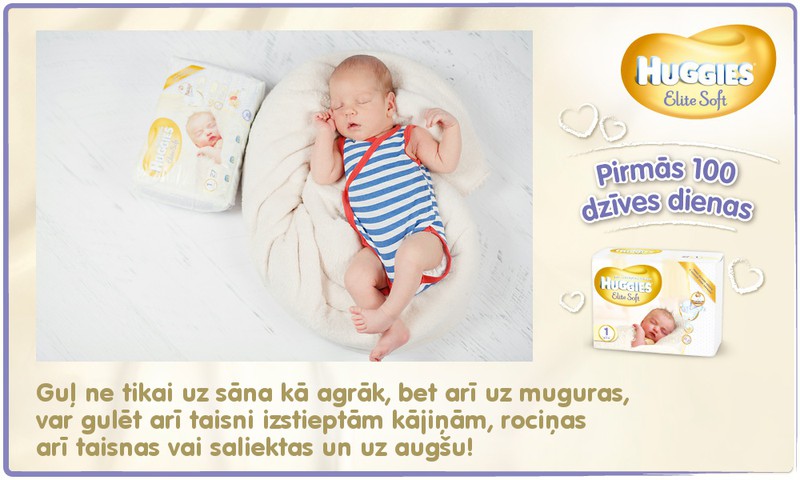 Bēbītis aug kopā ar Huggies®  Elite Soft: 21.dzīves diena
