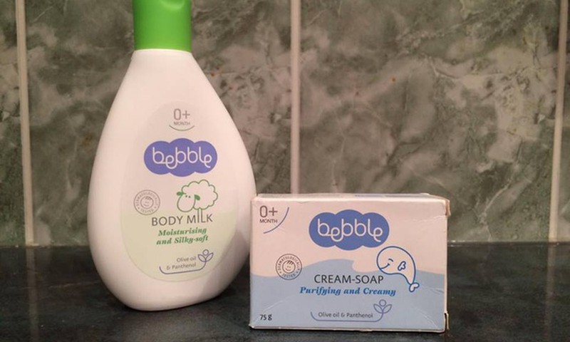 Testējam bērnu ķermeņu kopšanas līdzekļus "Bebble"