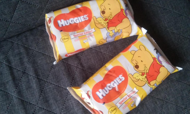 Huggies mitrās salvetes ar Vinniju Pūku - izturīgas un labi smaržo
