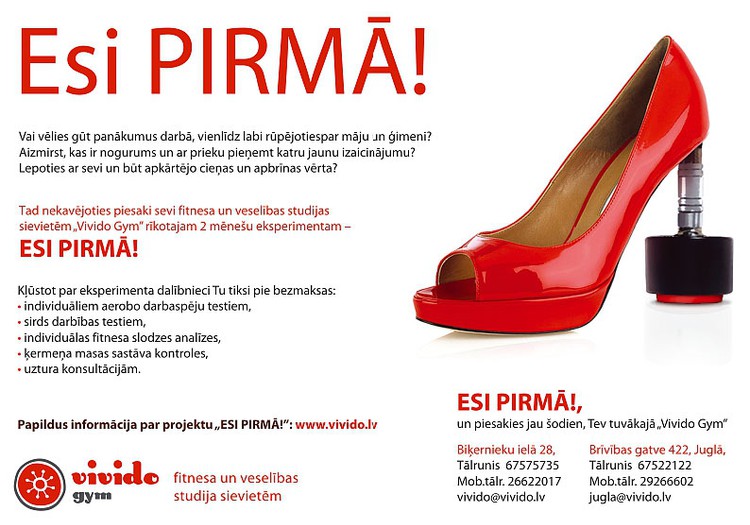 Iesaisties eksperimentā "Esi pirmā!"