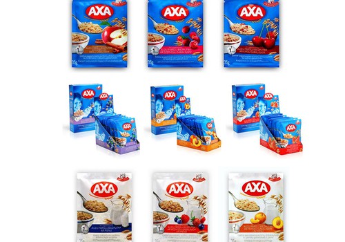 FOTO: remdē izsalkumu ar AXA ātri pagatavojamo biezputru dažādību!