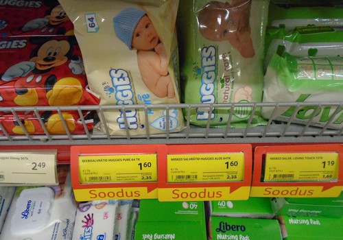 Paldies, ka informējāt par Huggies® mitro salvešu akcijām! TE - balva!