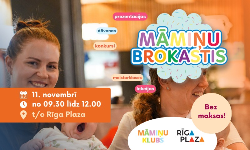 Māmiņu Brokastis 11. novembrī - sirsnīgs rīts Tev un Tavam mazulim!