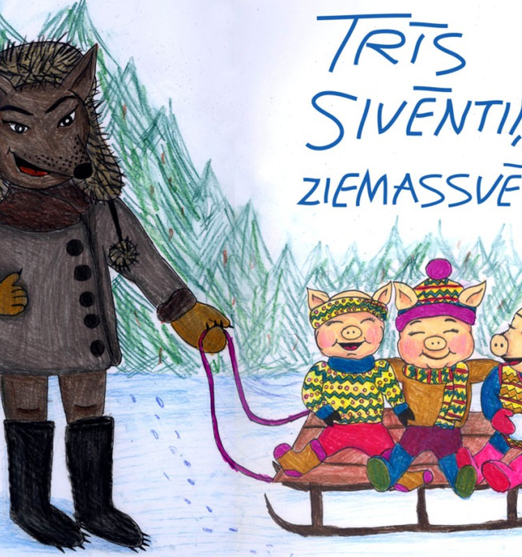 Izrāde bērniem „Trīs sivēntiņu Ziemassvētki”