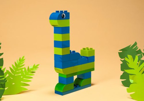 Kā uzbūvēt dinozauru ar LEGO Duplo