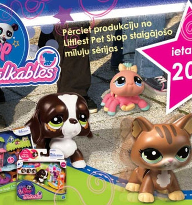 Lieliska izvēle dāvanai- Littlest Pet shop mīluļu sērija ar 20% atlaidi!