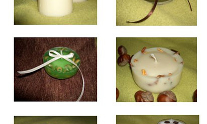 Radošā sveču liešanas nodarbība