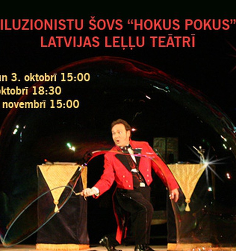 Dāvinām ielūgumu uz Pecolli burbuļu un brīnumu šovu!