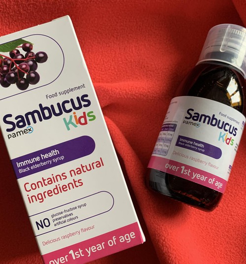 “Sambucus” kids sīrups - palīgs imunitātes stiprināšanā
