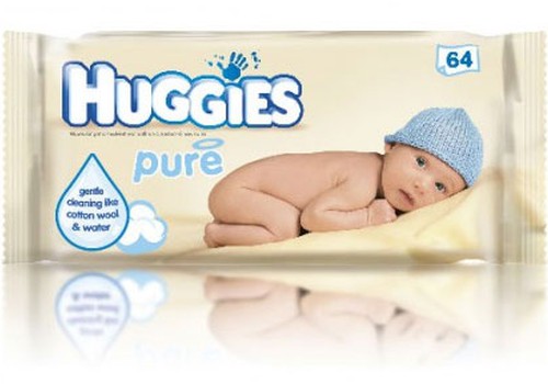 Huggies®  Pure mitrās salvetes par pievilcīgu cenu!