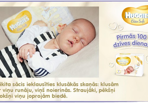 Bēbītis aug kopā ar Huggies®  Elite Soft: 51.dzīves diena