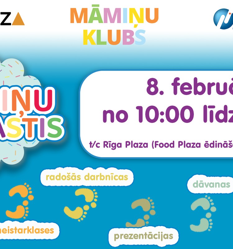 Reģistrējies Māmiņu Brokastīm 8. februārī jau tagad!