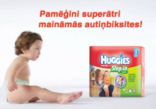 VIDEO: Huggies® Step in akrobātiskiem trikiem