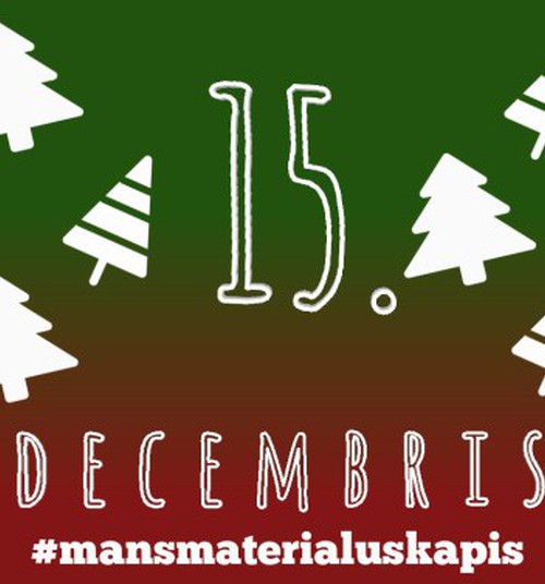 15. decembris - Kartona eglīte #mansmaterialuskapis