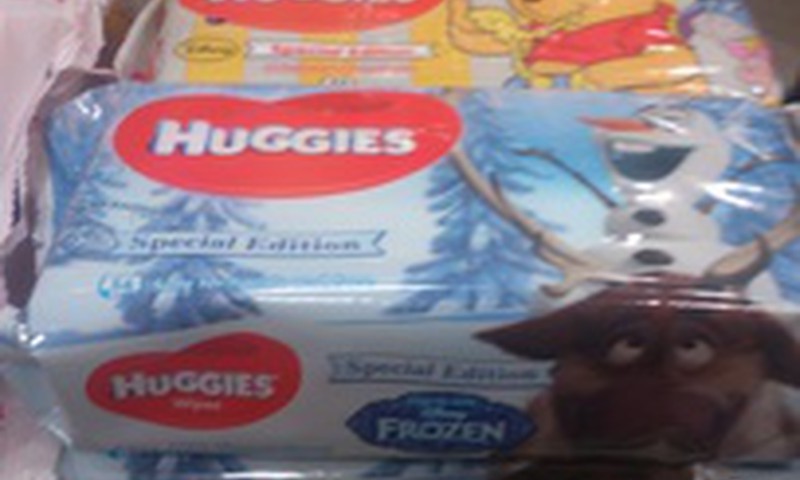 Veikalos Depo izdevīgs piedāvājums mitrajām salvetēm Huggies Disney