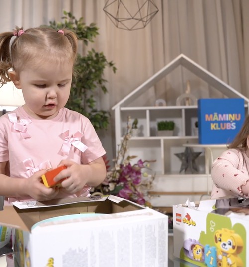 Kopā ar LEGO apgūstam krāsas un formas!