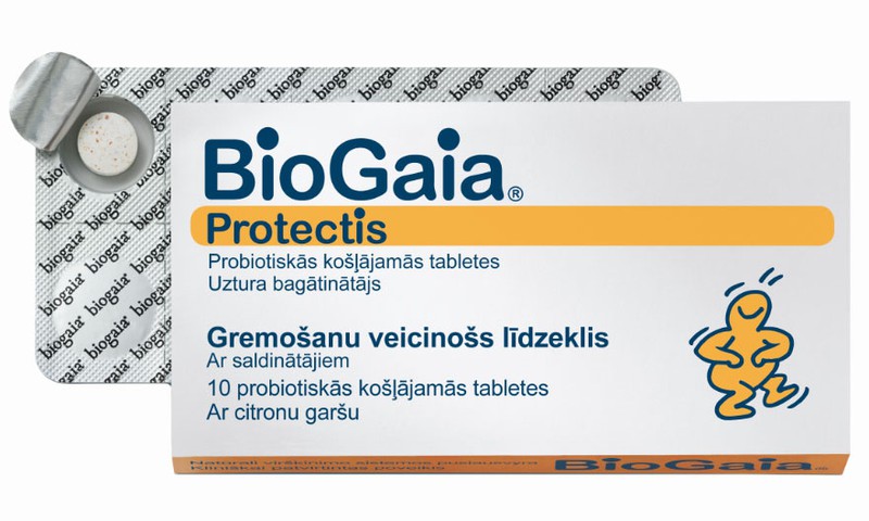 BioGaia® košļājamās tabletes izmēģinās...