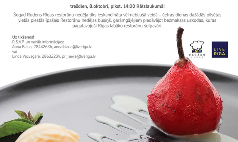 Atklās Rīgas restorānu nedēļas mobilo restorānu