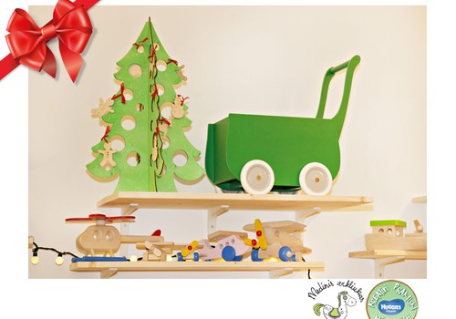 Huggies® svētku dāvanu katalogs: koka rotaļlietas Tavai atvasei