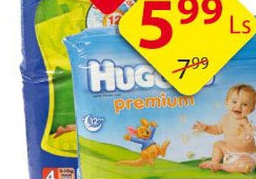 Huggies® Premium veikalos IKI tikai par 5,99Ls līdz 21.novembrim!