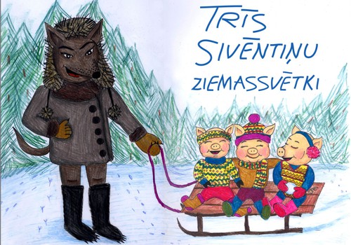 Izrāde bērniem „Trīs sivēntiņu Ziemassvētki”