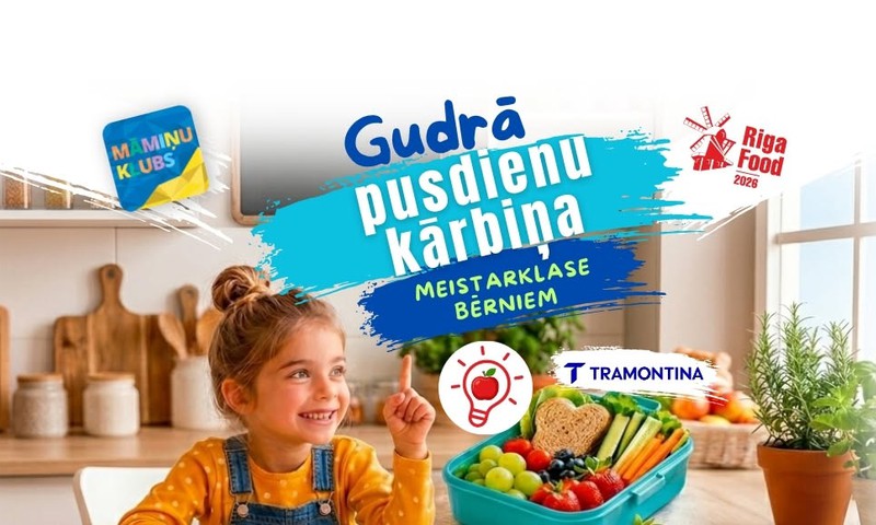 Piesaki savu bērnu BEZMAKSAS meistarklasei "Kas manā kārbiņā" izstādē RIGA FOOD 2026!