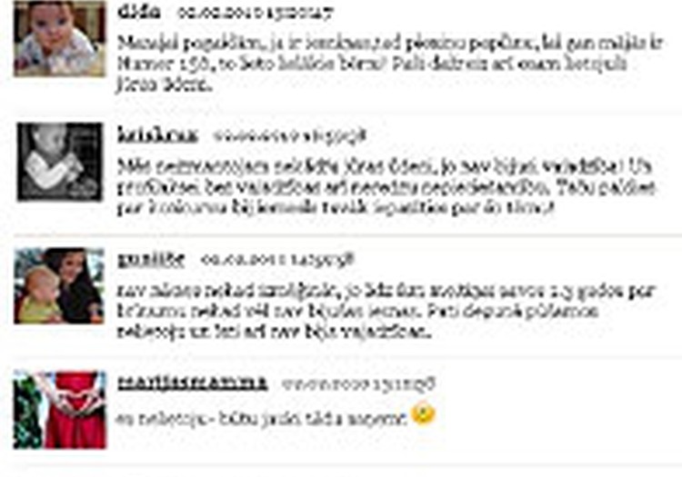 Kā Tu izvēlējies sev niku Māmiņu Klubam?