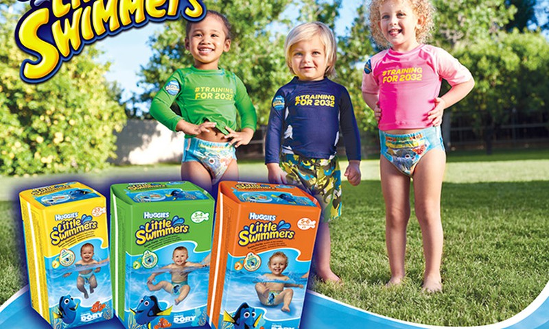 Huggies® Little Swimmers® pasargās no "negadījumiem" ūdenstilpnēs!
