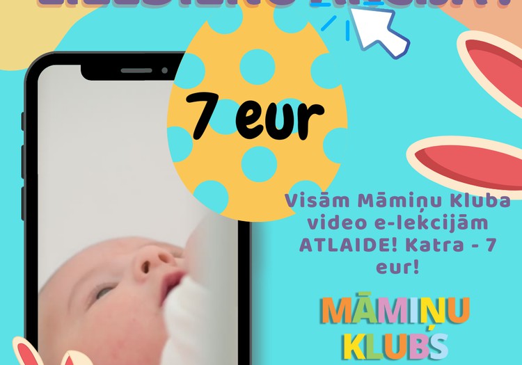 Līdz 12. aprīlim atlaide e-lekcijām: Katra e-lekcija tikai par 7 EUR!