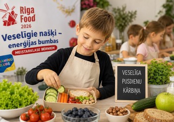 Mazie pavāri mācīsies gatavot un ēst veselīgāk izstādē “Riga Food 2026”!
