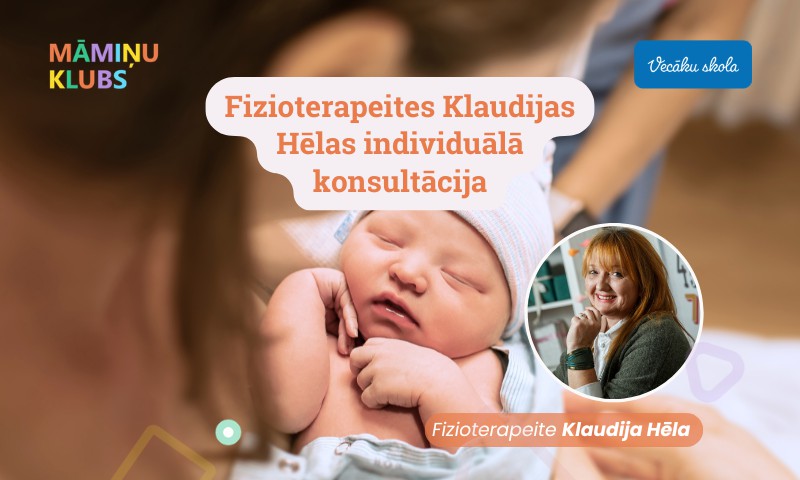 Fizioterapeites Klaudijas Hēlas individuālā konsultācija