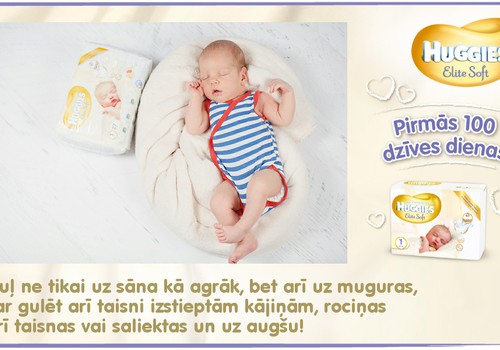 Bēbītis aug kopā ar Huggies®  Elite Soft: 21.dzīves diena