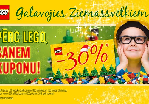 Oktobrī 30% atlaide LEGO Duplo- Gatavojies Ziemassvētkiem laicīgi