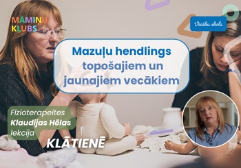 Klaudijas Hēlas klātienes nodarbība: Mazuļu hendlings topošajiem un jaunajiem vecākiem