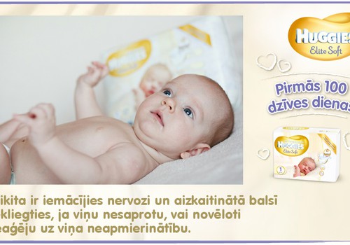 Bēbītis aug kopā ar Huggies®  Elite Soft: 62.dzīves diena