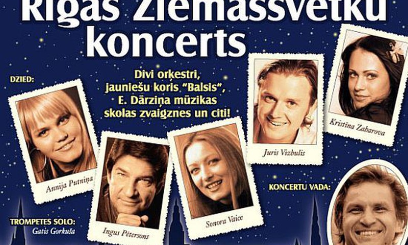 “Rīgas Ziemassvētku koncertā”  piedalīsies vairākas jaunās mūzikas zvaigznes
