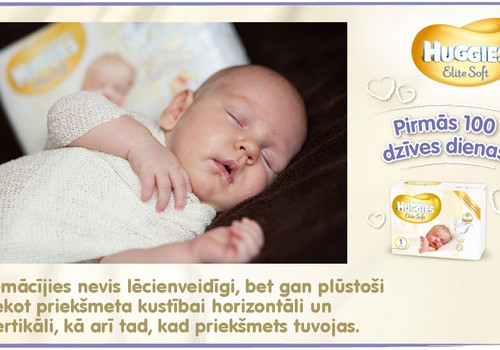 Bēbītis aug kopā ar Huggies®  Elite Soft: 48.dzīves diena