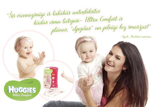 Huggies® Ultra Comfort - autiņbiksītes, kas "elpo"!