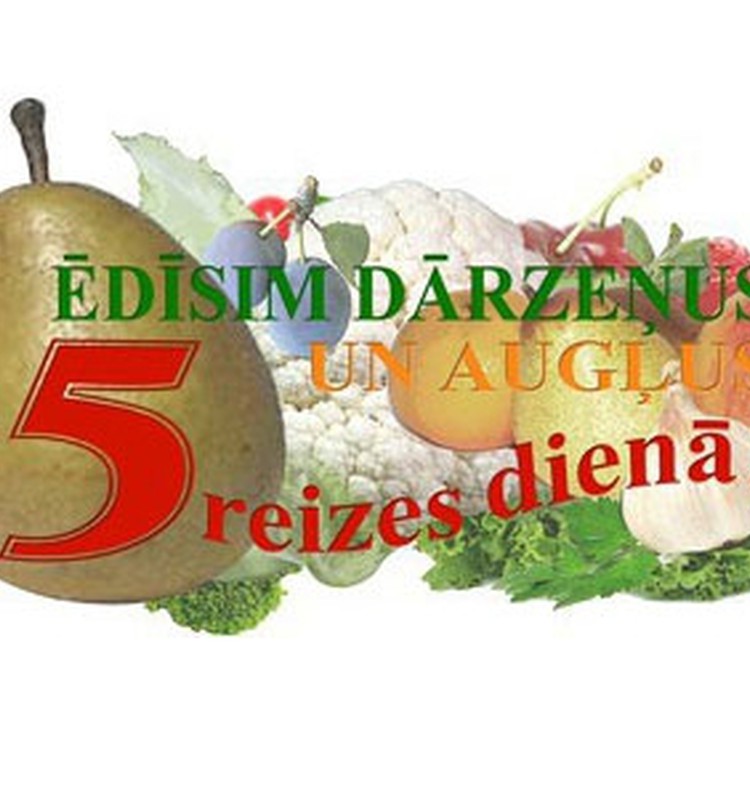 Noslēdzas Latvijas Ārstu biedrības un sadarbības partneru sekmīgi īstenotā kampaņa ''Ēdīsim dārzeņus un augļus 5 reizes dienā!''