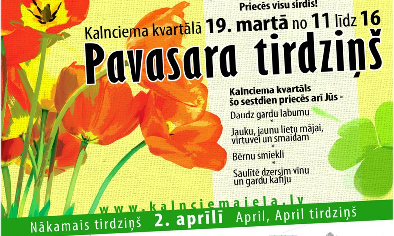 Tiekamies Kalnciema tirdziņā šajā nedēļā!