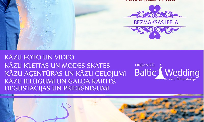 Pirmā un uz doto brīdi vienīgā kāzu pakalpojumu izstāde Jelgavā ‘’BalticWedding expo’’