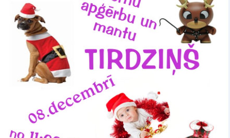 Bērnu lietu tirdziņš 8.decembrī