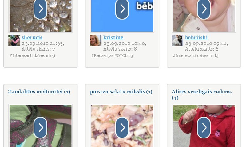 Esmu ievietojusi fotoblogu. Kā šo fotoblogu ievietot rakstā?