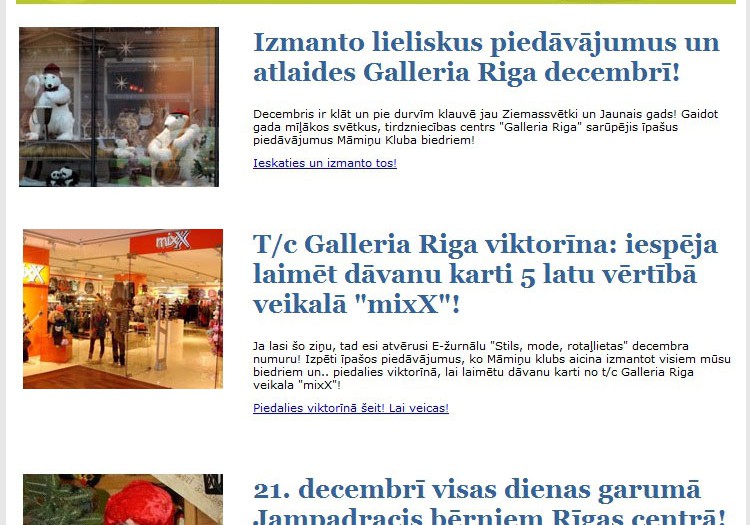 Iznācis decembra E-žurnāls "Stils, mode, rotaļlietas"!