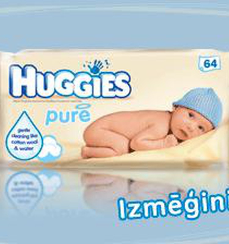 Dāvinām Huggies mitrās salvetes īsziņu konkursā!