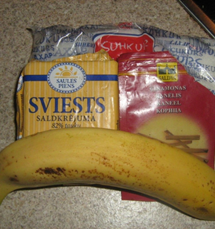 Cepti karamelizēti banāni