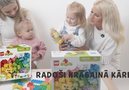 Pirmie soļi radošajā būvēšanā: ko bērns apgūst, spēlējoties ar LEGO DUPLO klučiem