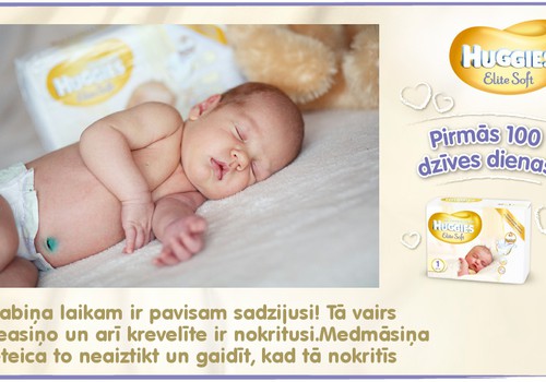 Bēbītis aug kopā ar Huggies®  Elite Soft: 20.dzīves diena